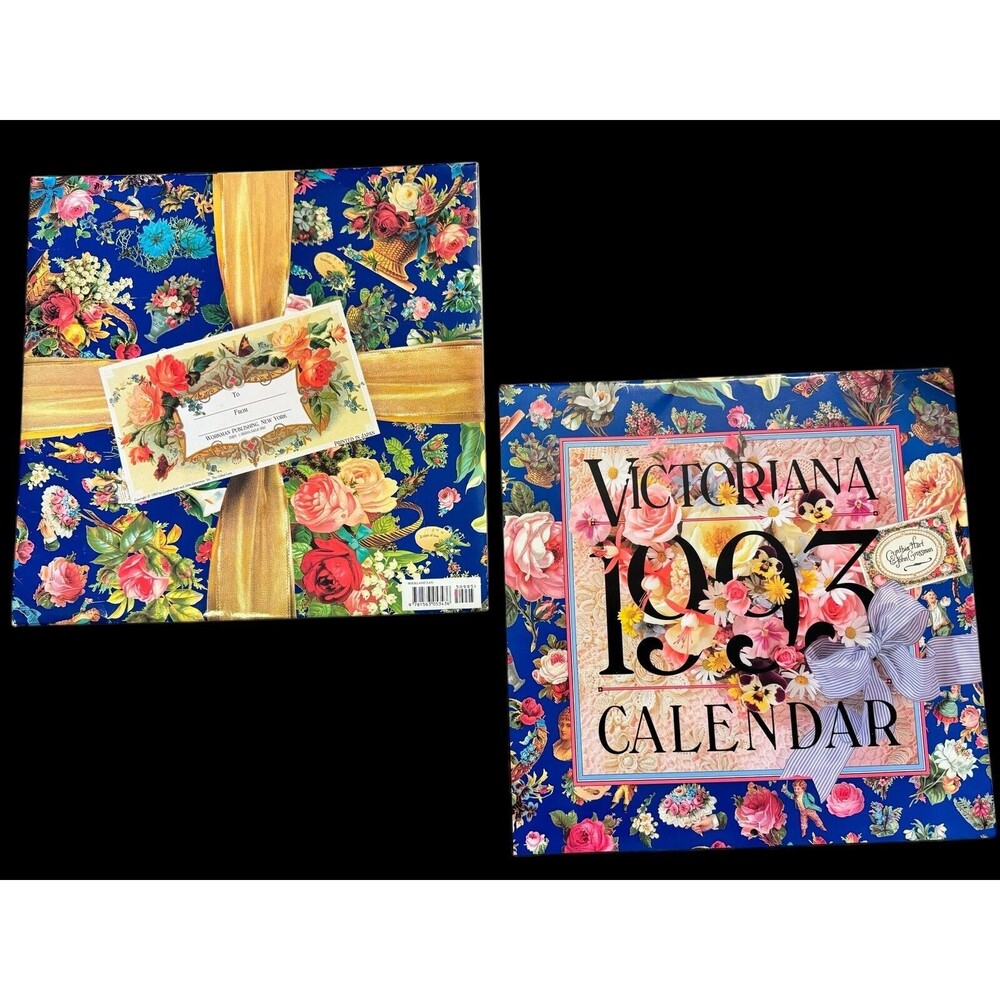 Cynthia Hart & John Grossman Victoriana Calendar 1993 12"×12" 90s Wall Decor